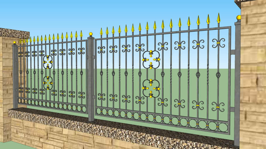 Iron Work Fences with Exquisite Elevate Your Property