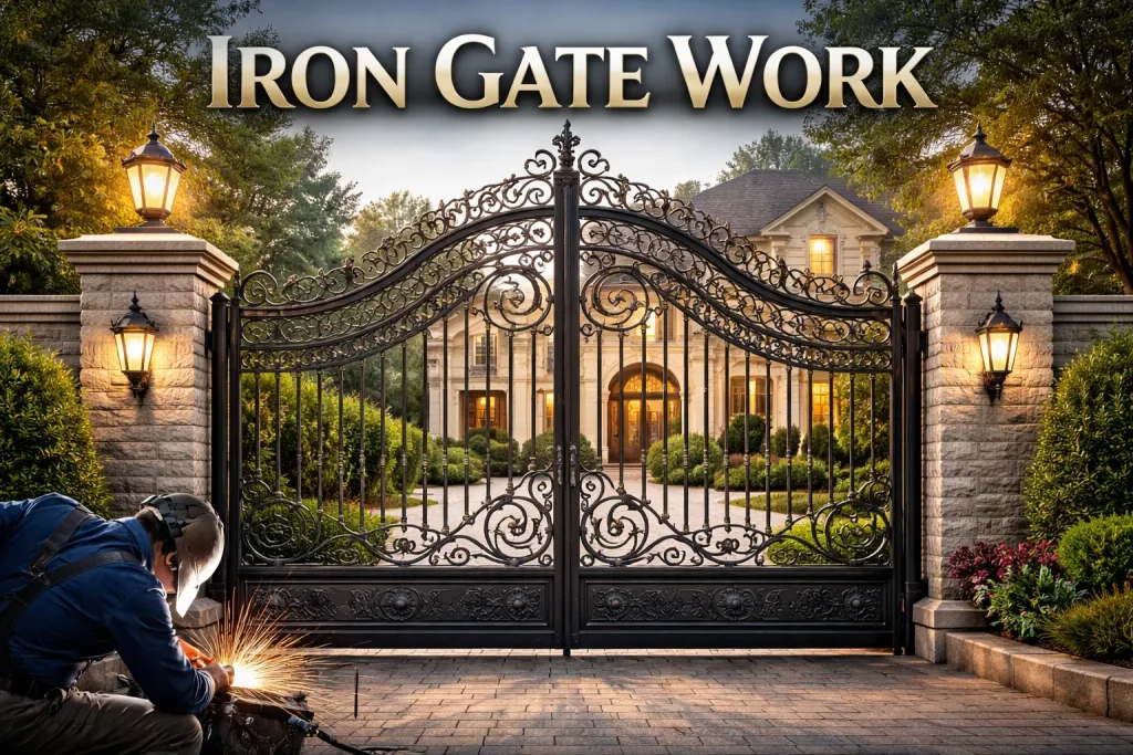 Iron gate work
